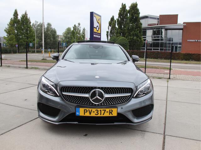 Mercedes-Benz C-KLASSE Coupé 300 Prestige AMG Pano, Leder, 4x Camera, BOMVOL! Zomer aanbieding!