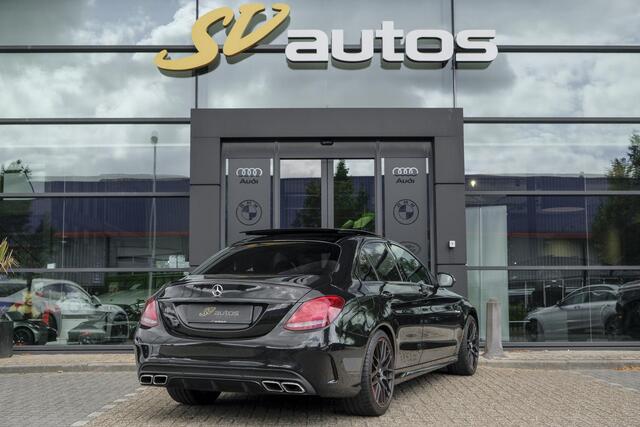 Mercedes-Benz C-KLASSE C63s AMG 510pk Edition 1 Panoramadak Burmester Kuipstoelen Sportuitlaat Distronic Camera Carbon