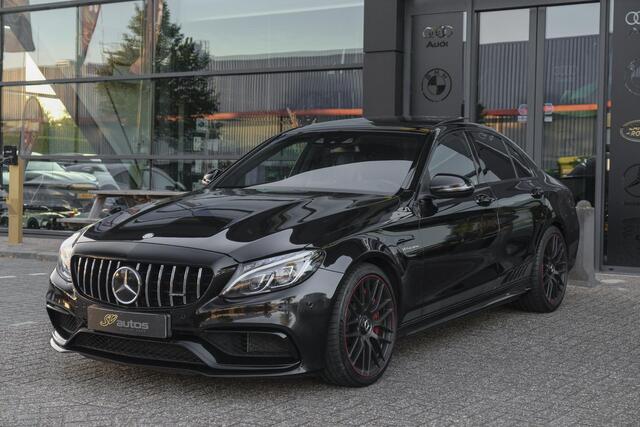 Mercedes-Benz C-KLASSE C63s AMG 510pk Edition 1 Panoramadak Burmester Kuipstoelen Sportuitlaat Distronic Camera Carbon