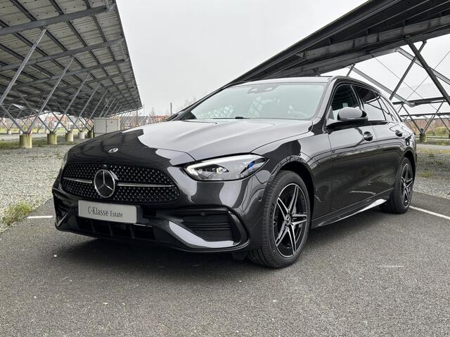 Mercedes-Benz C-KLASSE 300 e Star Edition AMG Line | Night | Panoramadak | Burmester | Memory | 360 camera | Digital light | Rijassistentie pakket |