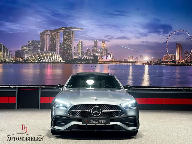 Mercedes-Benz C-KLASSE C300 e AMG Trekhaak|Memory|HeadUp|leder|Sfeer|Pano|360cam