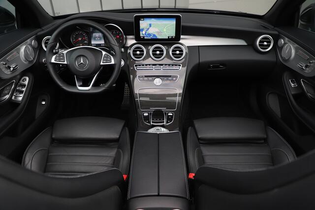 Mercedes-Benz C-KLASSE Cabrio 200 AMG Aut9 | 184PK | Memory | Burmester | Carbon | Sfeerverlichting | Air-scarf | ILS | 360 Camera | Stoelverwarming | 2016.