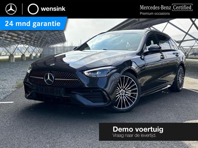 Mercedes-Benz C-KLASSE 180 Star Edition AMG Line | Panoramadak | Memory stoelen | 360 camera | Digital light | Sfeerverlichting |