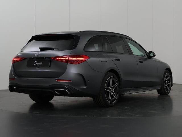 Mercedes-Benz C-KLASSE 300e Estate AMG Line | Panoramadak | Matgrijs | Night | Rijassistentiepakket | Sfeerverlichting |