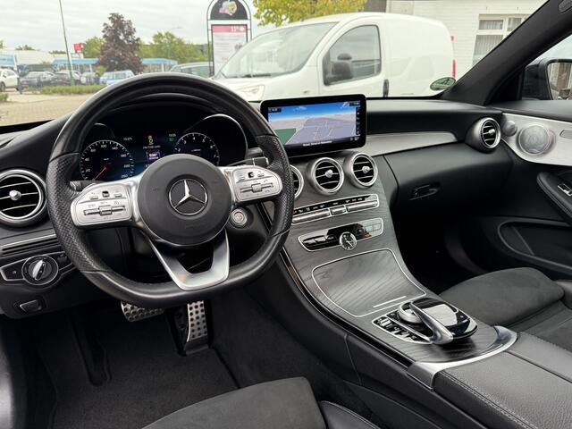 Mercedes-Benz C-KLASSE Coupé 180 Aut. AMG Panodak Keyless Burmester 19" Org. Nederlands