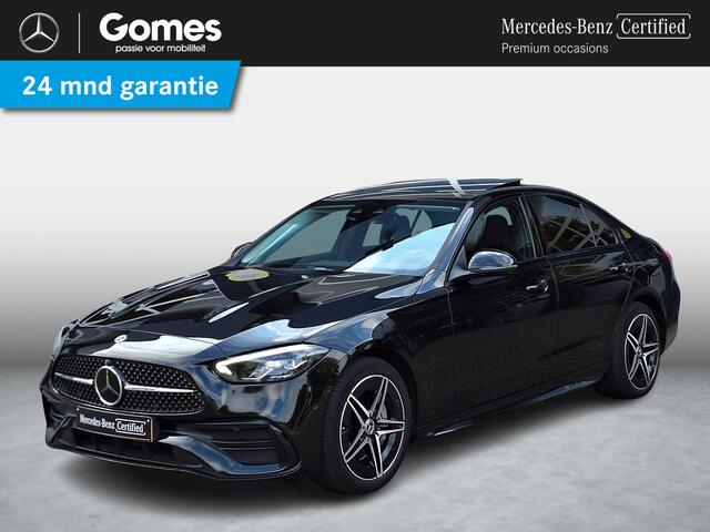 Mercedes-Benz C-KLASSE 300 e AMG Line Limited | Panoramadak | Trekhaak | Night pakket | 360? camera | Dodehoekassistentie | Sfeerverlichting