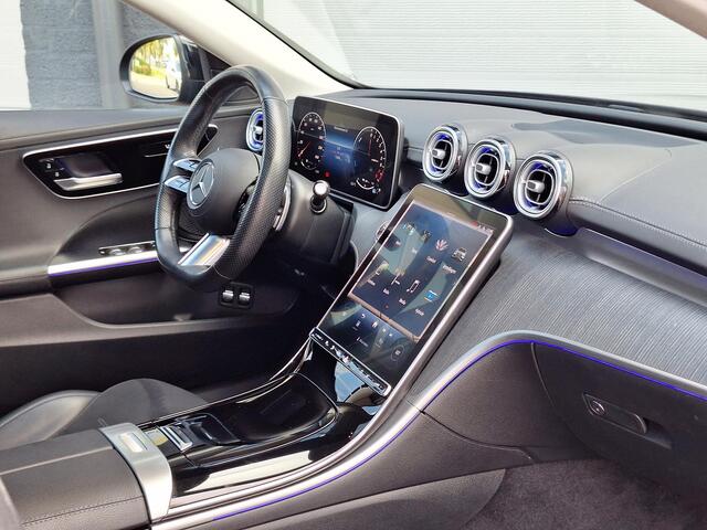 Mercedes-Benz C-KLASSE 300 e AMG Line Limited | Panoramadak | Trekhaak | Night pakket | 360? camera | Dodehoekassistentie | Sfeerverlichting