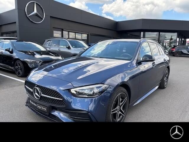 Mercedes-Benz C-KLASSE Estate 300e AMG ** LED, MBUX+, PANO, TREKH, WINTER-, MEMORY-, KEYLESS-PACK ** 1e EIG - UNFALLFREI ** ** INFORMEER OOK NAAR ONZE AANTREKKELIJKE FINANCIAL-LEASE TARIEVEN **
