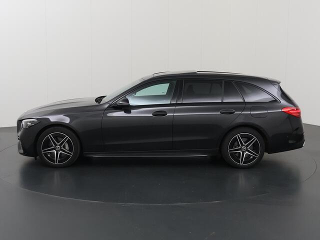Mercedes-Benz C-KLASSE Estate 300 e AMG Line | Panoramadak | Night | Sfeerverlichting |Stoelverwarming | Alarm |