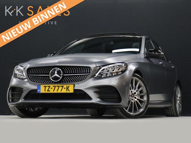 Mercedes-Benz C-KLASSE 180 AMG Sport [SCHUIFKANTELDAK, SFEERVERLICHTING, APPLE CARPLAY, ANDROID, CAMERA, STOELVERWARMING, VOL LEDER, CRUISE, CLIMATE, NIEUWSTAAT]