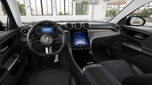 Mercedes-Benz C-KLASSE Estate 180 AMG Line | Night | Stoelverwarming | Achteruitrijcamera | Sfeerverlichting | Apple Carplay |