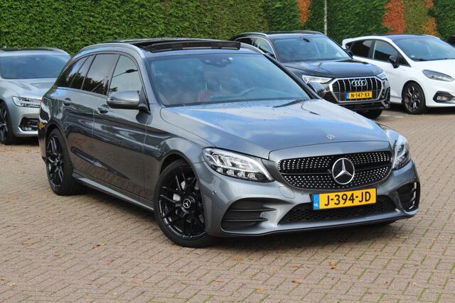 Mercedes-Benz C-KLASSE Estate 180 Business Solution AMG / Panoramadak / Camera / Leder / Navigatie / 18'' / DAB / Stoelverwarming / Cruise Control