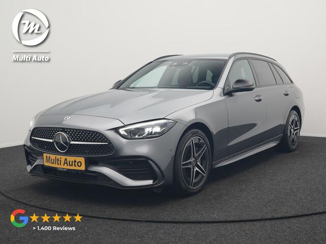 Mercedes-Benz C-KLASSE Estate 300 e AMG Line NIEUW MODEL Plug In Hybrid 313pk Dealer O.H PHEV | Adaptive Cruise | Camera | Alcantara Sportstoelen Verwarmd | Sfeerverlichting | Virtual | Blis | Navigatie | DAB |