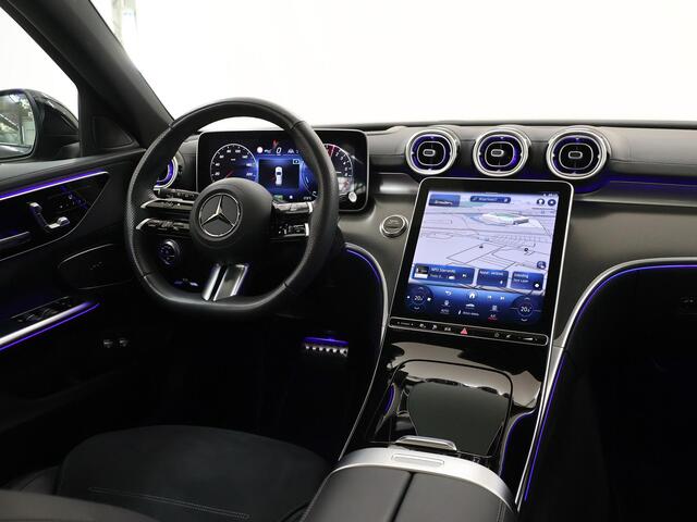 Mercedes-Benz C-KLASSE Estate 300 e AMG Line Limited | Burmester | Panoramadak | Trekhaak | Sfeerverlichting | Night pakket |