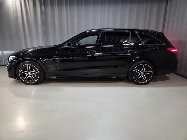 Mercedes-Benz C-KLASSE Estate 300 e AMG Line 18"/Trekhaak/Adaptieve cruise/LED/Stoelverwarming/Camera/Elektrische klep/Dodehoek/Sfeerverlichting