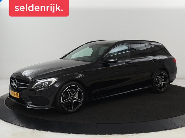 Mercedes-Benz C-KLASSE 200 AMG Night | Leder | Stoelverwarming | Full LED | Park Assist | Navigatie | Climate control | Cruise control | Bluetooth