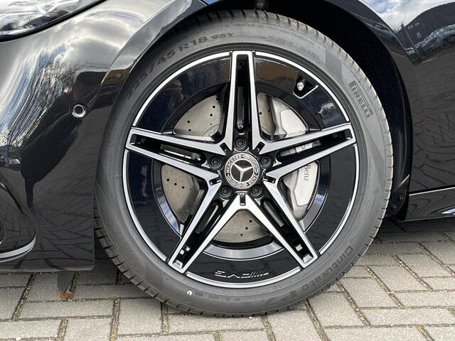 Mercedes-Benz C-KLASSE Estate 180 Star Edition AMG | Night Pakket | Panoramadak | Burmester 3D Surround Sound | Elektrisch Verstelbare Stoelen + Memory | Dodehoekassistent | Apple CarPlay | Android Auto | Sfeerverlichting | Stoelverwarming | Achteruitrijcamera