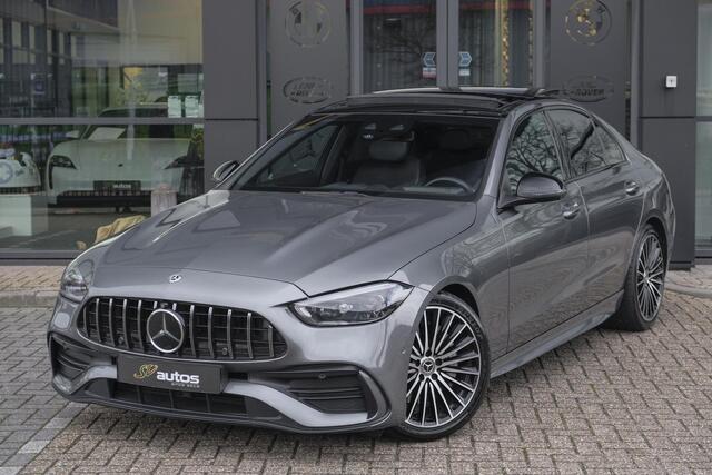 Mercedes-Benz C-KLASSE C300 AMG 258pk Panoramadak Burmester 3d Digital light Distronic+ Stuurassistent 360 camera 19" LMV