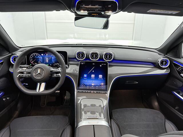 Mercedes-Benz C-KLASSE 300 e Business Solution AMG | Nightpakket | Trekhaak | Antidiefstalpakket GUARD 360° Plus | 360°-camera | Memorypakket | 19 inch AMG velgen | Panoramaschuifdak |