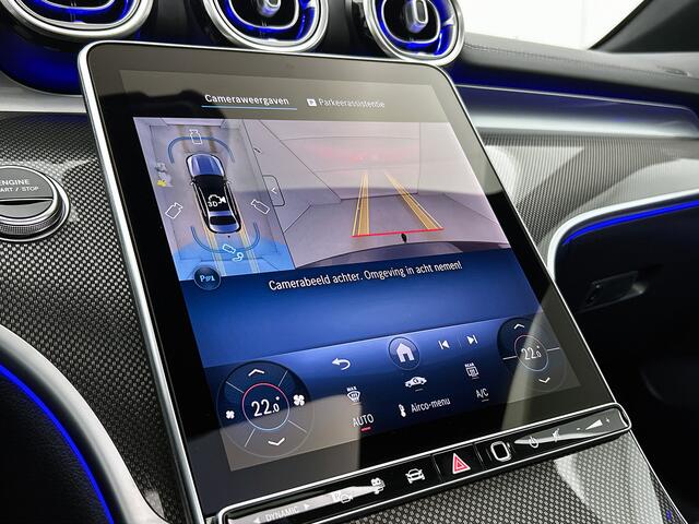 Mercedes-Benz C-KLASSE 300 e Business Solution AMG | Nightpakket | Trekhaak | Antidiefstalpakket GUARD 360° Plus | 360°-camera | Memorypakket | 19 inch AMG velgen | Panoramaschuifdak |