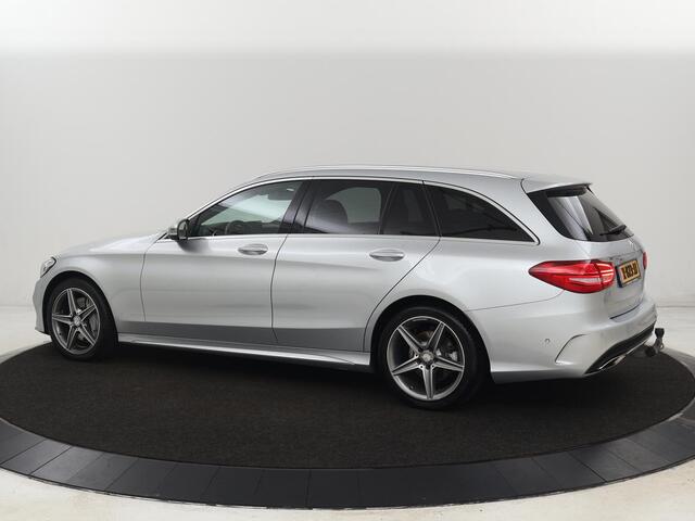 Mercedes-Benz C-KLASSE 400 4Matic AMG | 333pk | Head-Up | Adaptive cruise | Leder | Trekhaak | Luchtvering | Burmester Surround | Camera | Stoelverwarming | Navigatie Comand | Park Assist | Full LED
