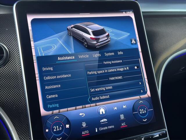 Mercedes-Benz C-KLASSE Estate 300 e AMG | Pano | Burmester | Ambient | Laser | 360 Camera | Memory seats