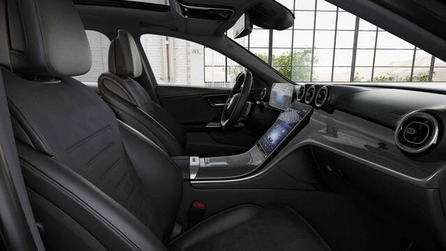 Mercedes-Benz C-KLASSE 180 AMG Line | Night | Panoramadak | Stoelverwarming | Achteruitrijcamera | 19" lichtmetalen velgen |