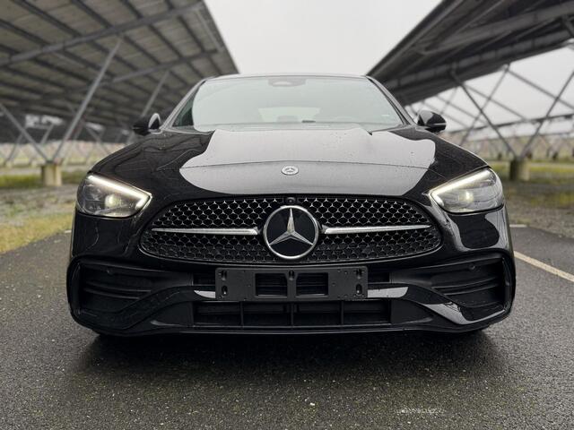 Mercedes-Benz C-KLASSE 300 e Business Solution AMG | Night | Panoramadak | 360 camera | Memory stoelen | Digital light | Sfeerverlichting |