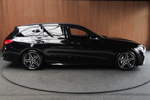 Mercedes-Benz C-KLASSE Estate 180 AMG Line Navi Leer Camera Nightpack PTS Ambient Elekt. achterklep PTS LM velgen BTW auto!