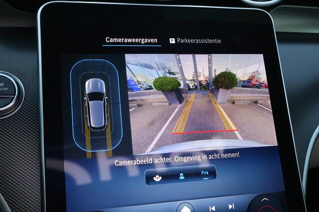 Mercedes-Benz C-KLASSE Estate 200 Avantgarde l Panoramadak l Beige LEDER Interieur l MBUX l LED Adaptief l Camera l Smartphone intergratie l Memory pakket l Winterpakket l Keyless GO l Elektrisch bedienbare achterklep l Draadloos opladen telefoon l Sfeerverlichting l Afneembare