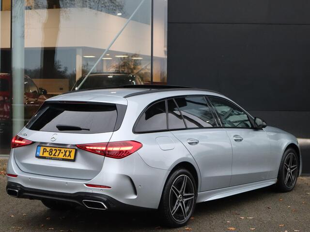 Mercedes-Benz C-KLASSE Estate 300 e AMG Line | Panoramadak | Navigatie | 360 camera | HUD | Trekhaak | Panoramadak | Memory Seats | Automaat
