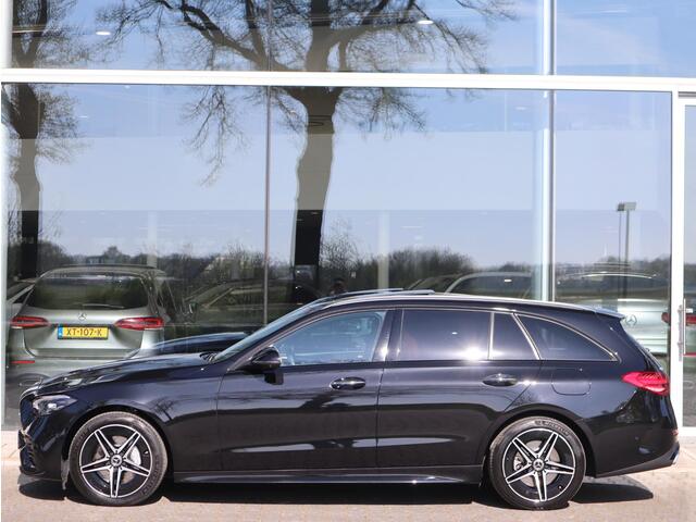 Mercedes-Benz C-KLASSE Estate 300 e AMG Line | Memory Seats | Trekhaak | Panoramadak | Dodehoekassistent | HUD | 360 camera | Keyless Entry | LED | Automaat