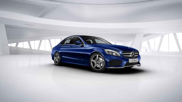 Mercedes-Benz C-KLASSE 180 Business Solution | AMG | Panoramadak | Lederen bekleding | Achteruitrijcamera | High Performance koplampen | Navigatie |