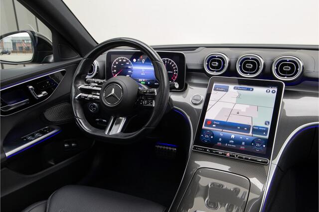Mercedes-Benz C-KLASSE Estate 300 e AMG Premium Plus, Pano, Leder, Head-up, Trekhaak 2022