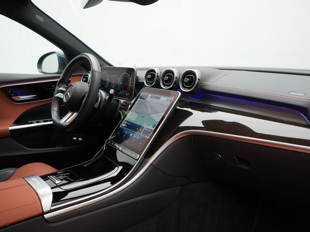 Mercedes-Benz C-KLASSE Estate 300 e AMG Line Plug In Hybrid 313pk Dealer O.H. PHEV | Adaptive Cruise | Head Up | Camera | Digital LED | Bi Color Lederen Sportstoelen Verwarmd | Apple Carplay | Sfeerverlichting | Virtual | Navigatie | DAB |