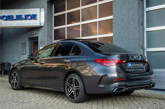 Mercedes-Benz C-KLASSE Estate 300 e AMG Line Pano, Leder, 18LM, 360 Camera, Navi, Alarm, Elec Stoelen , MBUX,