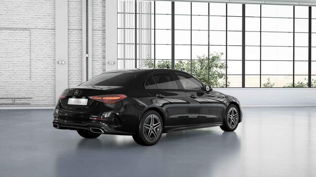 Mercedes-Benz C-KLASSE 180 AMG Line | Night | Stoelverwarming | Sfeerverlichting | 360 graden camera |