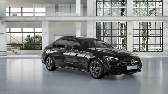 Mercedes-Benz C-KLASSE 180 AMG Line | Night | Stoelverwarming | Sfeerverlichting | 360 graden camera |