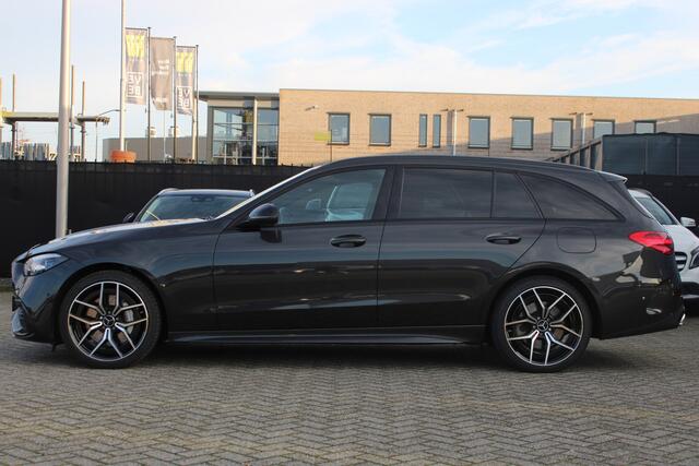 Mercedes-Benz C-KLASSE Estate 300e AMG Line NIGHT PAKKET DISTRONIC SFEER CARPLAY CAMERA MULTIBEAM 19''