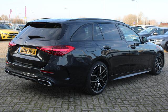 Mercedes-Benz C-KLASSE Estate 300e AMG Line NIGHT PAKKET DISTRONIC SFEER CARPLAY CAMERA MULTIBEAM 19''