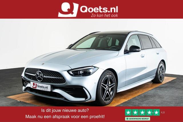 Mercedes-Benz C-KLASSE Estate 200 Launch Edition AMG Line Panoramadak - Trekhaak - Night Pack - 360° camera - Head up - Sportonderstel - Stoelverwarming voor - Memory pakket - Spiegel pakket - MBUX Navigatie -