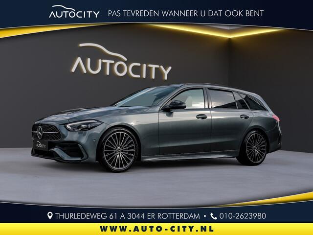 Mercedes-Benz C-KLASSE Estate 200 Edition AMG Line Panorama l Trekhaak l Bi Color Leder l Burm