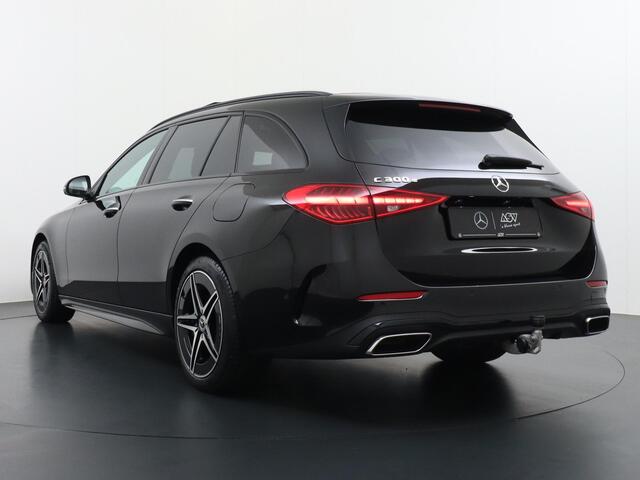 Mercedes-Benz C-KLASSE Estate 300 e Business Solution AMG | Panorama - Schuifdak | Trekhaak Wegklapbaar | Memorystoelen | Niveauregeling | Head-Up Display | 360° Camera | Burmester Surround Sound