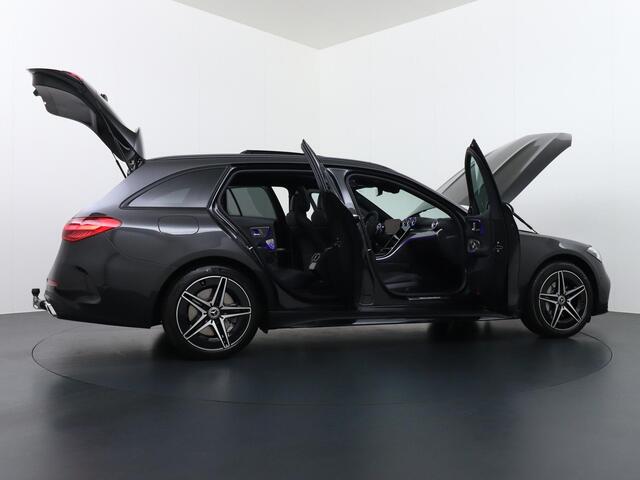 Mercedes-Benz C-KLASSE Estate 300 e Business Solution AMG | Panorama - Schuifdak | Trekhaak Wegklapbaar | Niveauregeling | Head-Up Display | Memorystoelen | Burmester Surround Sound | Apple Carplay & Android Auto