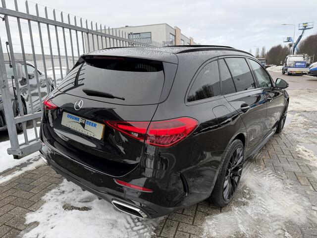 Mercedes-Benz C-KLASSE Estate 300 e AMG Night Line Pano/dak, trekhaak, sfeer verlichting, camera, etc