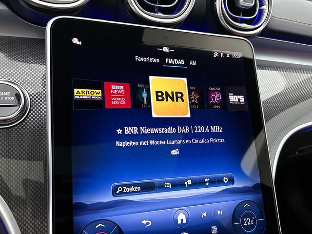 Mercedes-Benz C-KLASSE 300 e Business Solution AMG | Nightpakket | Trekhaak | Comfortpakket Plus | Panoramaschuifdak | memorypakket | Middenconsole metaalstructuur | Smartphone integratie |