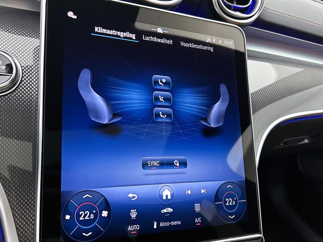 Mercedes-Benz C-KLASSE 300 e Business Solution AMG | Nightpakket | Trekhaak | Comfortpakket Plus | Panoramaschuifdak | memorypakket | Middenconsole metaalstructuur | Smartphone integratie |