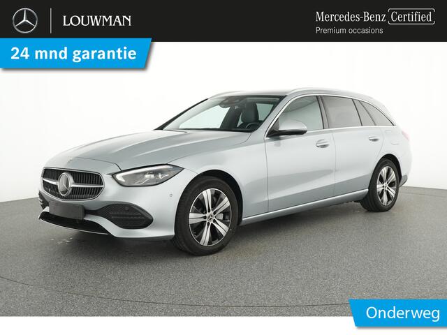 Mercedes-Benz C-KLASSE Estate 300 e Plug-In Hybride | Trekhaak | Ledkoplampen | Sfeerverlichting | Stoelverwarming |Distronic | Rijassistentiepakket Plus | Easy-Pack Achterklep. Inclusief 24 maanden MB Certified garantie voor Europa.