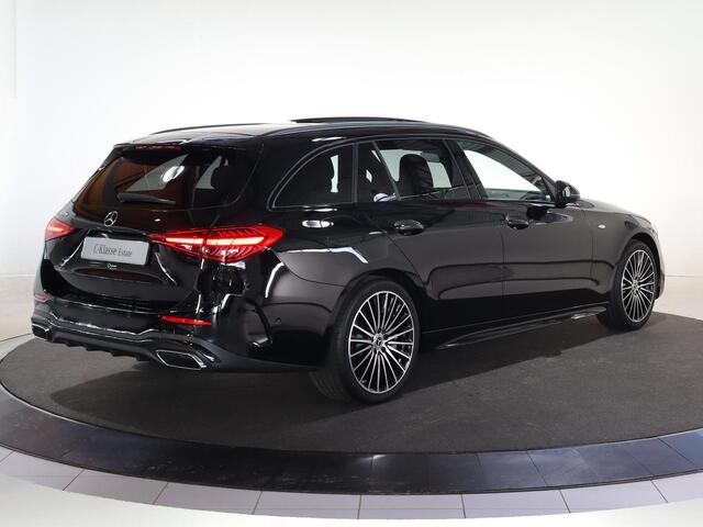 Mercedes-Benz C-KLASSE Estate 300e Business Solution AMG | Panoramaschuifdak | Night | 19inch | Rij-assistentie Plus | Burmester