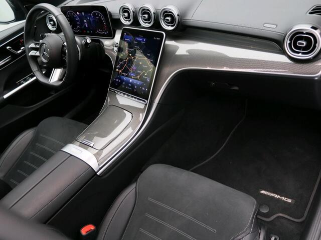 Mercedes-Benz C-KLASSE Estate 300 e Business Solution AMG AMG | Night Pakket | Panorama Schuif-Kanteldak | Alarm Klasse 3 | Distronic | Apple CarPlay | Sfeerverlichting | Memory voorstoelen. Inclusief 24 maanden MB Certified garantie voor Europa.